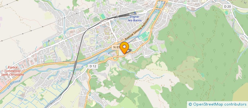 localisation de l'entreprise SCI NBYH à DIGNE-LES-BAINS