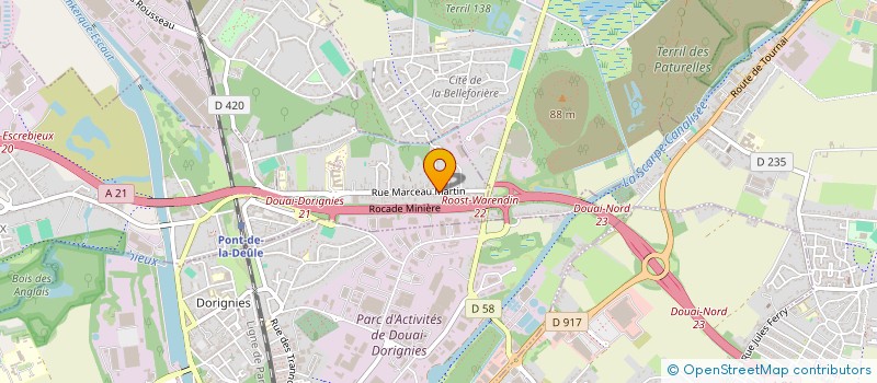 localisation de l'entreprise SCI NC  FLERS-EN-ESCREBIEUX