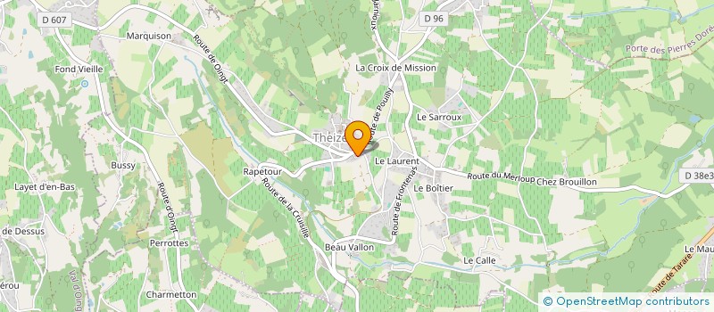 localisation de l'entreprise SCI NC  FRONTENAS