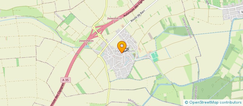 localisation de l'entreprise SCI NC  INNENHEIM