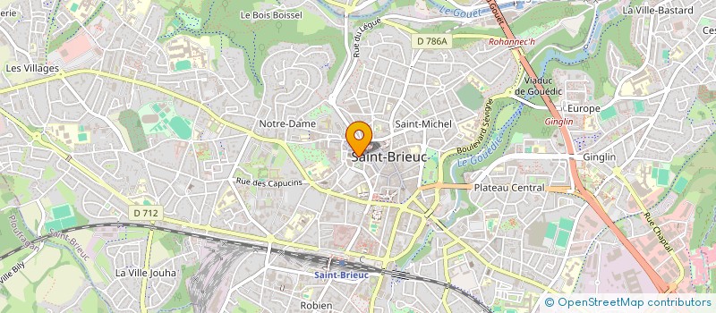 localisation de l'entreprise SCI NC à SAINT-BRIEUC