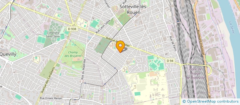 localisation de l'entreprise SCI NC AVENUE  SOTTEVILLE-LES-ROUEN