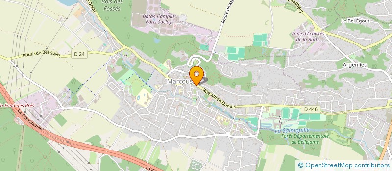 localisation de l'entreprise SCI NC-CC  MARCOUSSIS