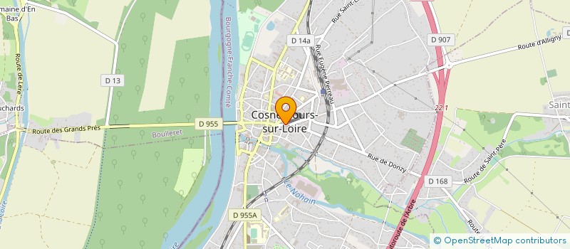 localisation de l'entreprise SCI NC DE LA FONTAINE à COSNE-COURS-SUR-LOIRE