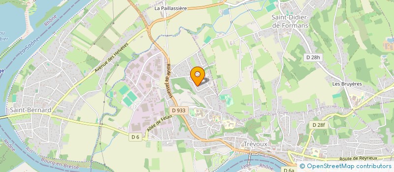 localisation de l'entreprise SCI NC IMMO  TREVOUX