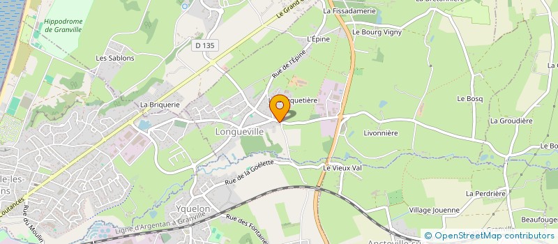 localisation de l'entreprise SCI NC INVESTISSEMENTS à LONGUEVILLE