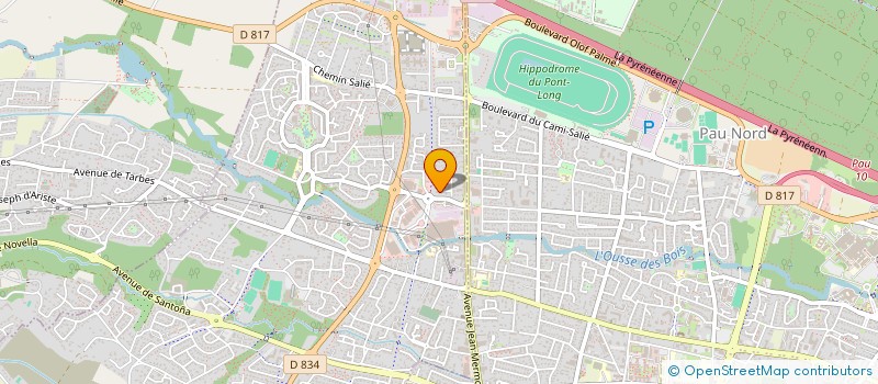localisation de l'entreprise SCI NC MERIGOT à LONS
