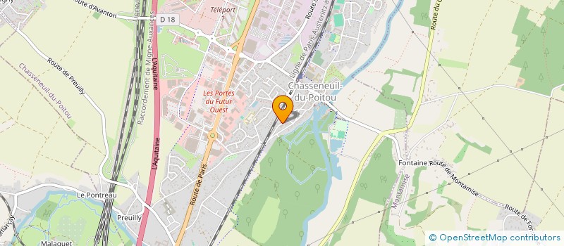 localisation de l'entreprise SCI NC SUD  CHASSENEUIL-DU-POITOU