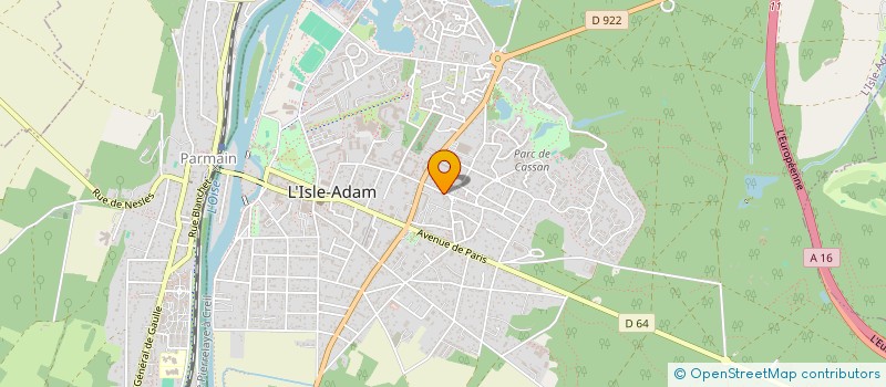 localisation de l'entreprise SCI NC2R  L'ISLE-ADAM