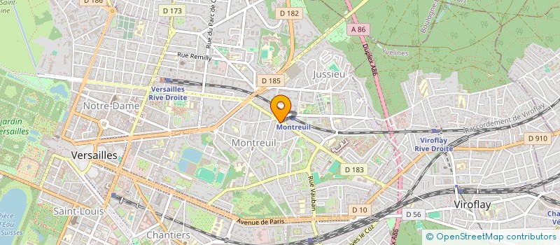 localisation de l'entreprise SCI NCB à VERSAILLES