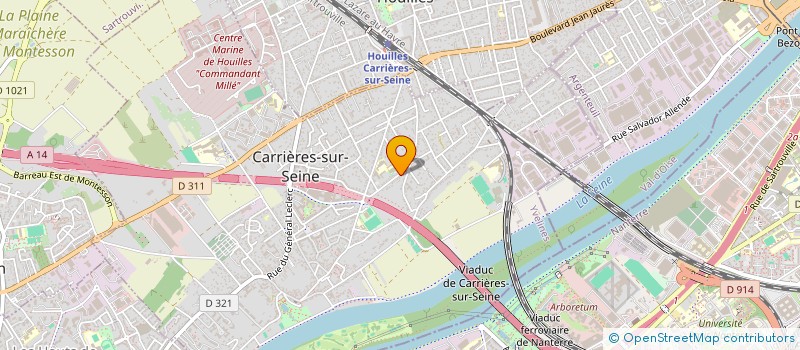 localisation de l'entreprise SCI NCDE 1  CARRIERES-SUR-SEINE