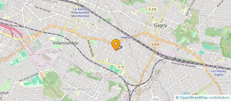 localisation de l'entreprise SCI NCDF à VILLEMOMBLE