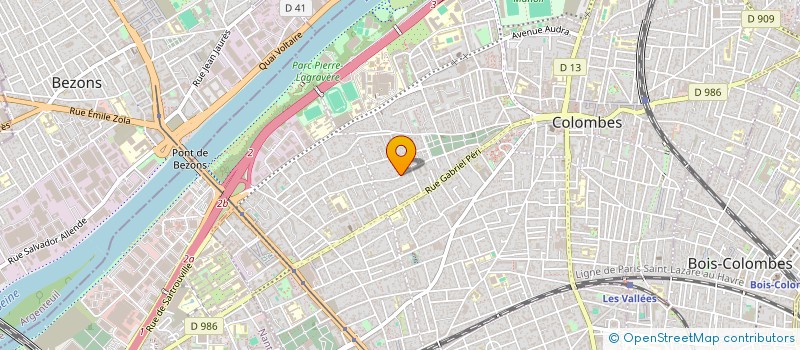 localisation de l'entreprise SCI NCDT à COLOMBES