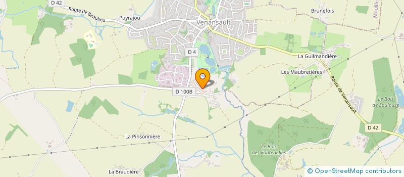 localisation de l'entreprise SCI NCES  VENANSAULT