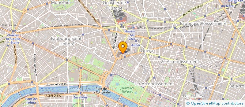 localisation de l'entreprise SCI NCES UK  PARIS