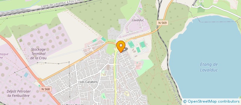 localisation de l'entreprise SCI NCF  FOS-SUR-MER