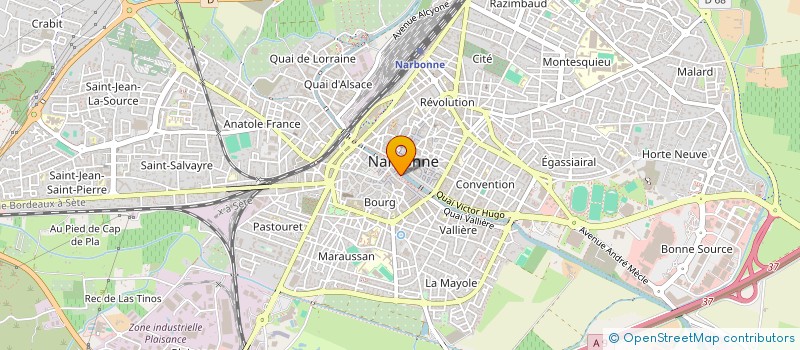 localisation de l'entreprise SCI NCF4 à NARBONNE