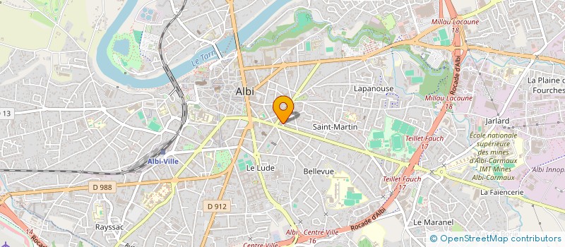 localisation de l'entreprise SCI NCFP à ALBI