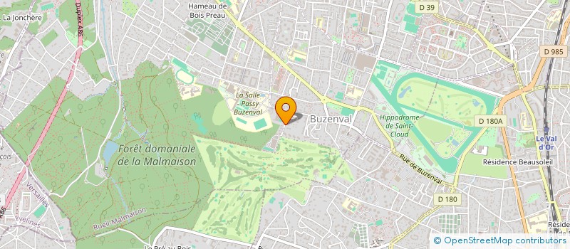 localisation de l'entreprise SCI NCHL  BOUGIVAL