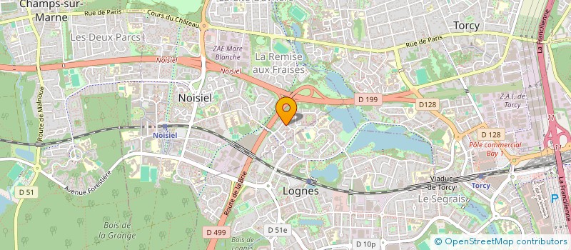 localisation de l'entreprise SCI NCKHAU  NOISIEL