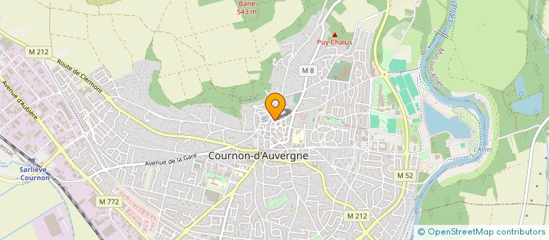 localisation de l'entreprise SCI NCM IMMO 63  COURNON-D'AUVERGNE