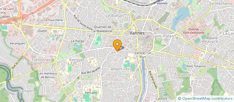 localisation de l'entreprise SCI NCM IMMO à VANNES