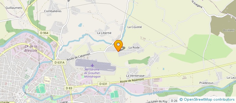 localisation de l'entreprise SCI NCMJC  GRAULHET