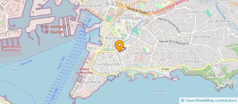 localisation de l'entreprise SCI NCO  TOULON