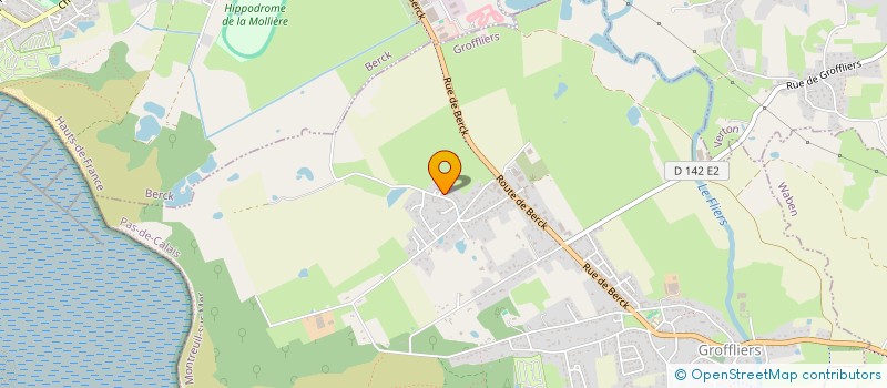 localisation de l'entreprise SCI NCP IMMO  BERCK