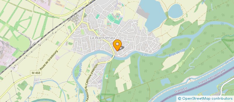 localisation de l'entreprise SCI NCR1  LA WANTZENAU