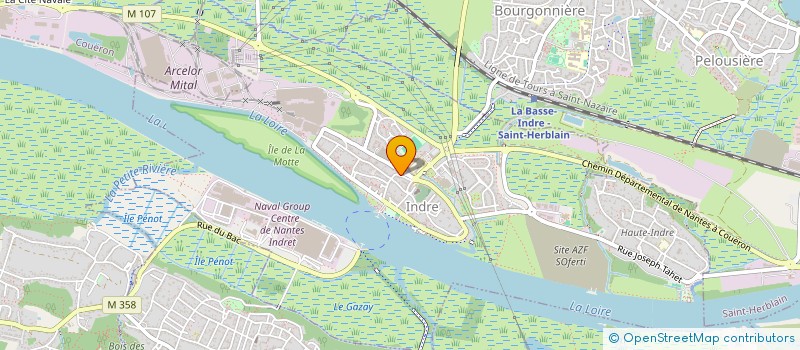 localisation de l'entreprise SCI NCSD  INDRE