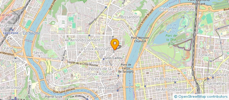 localisation de l'entreprise SCI NCT  LYON