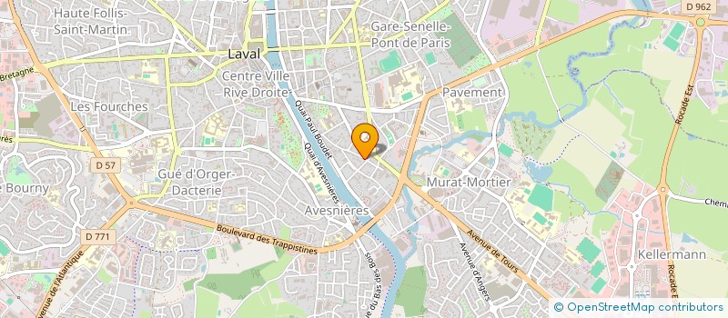 localisation de l'entreprise SCI NCTVVF 164 à LAVAL