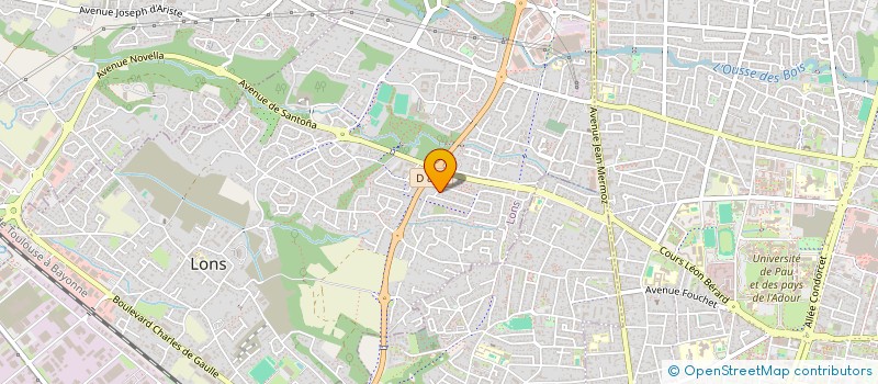 localisation de l'entreprise SCI NCVD à LONS