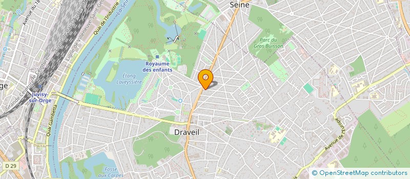 localisation de l'entreprise SCI ND à DRAVEIL