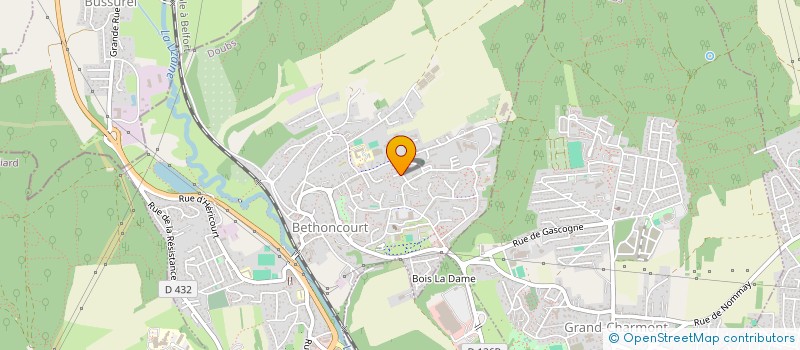 localisation de l'entreprise SCI ND  BETHONCOURT