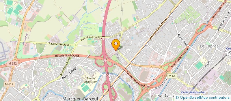 localisation de l'entreprise SCI ND IMMO 01  MARCQ-EN-BARUL