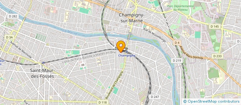 localisation de l'entreprise SCI ND IMMOBILIER à SAINT-MAUR-DES-FOSSES