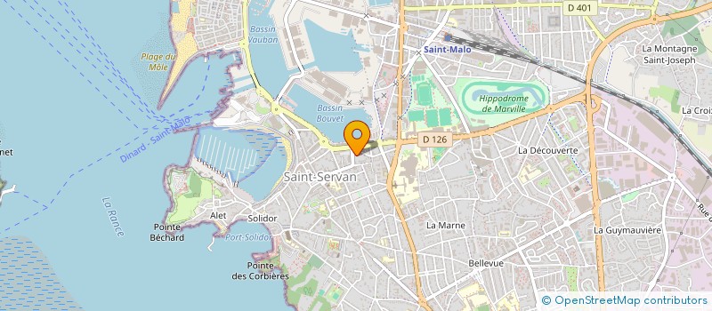 localisation de l'entreprise SCI ND INVEST SAINT-GERMAIN-DES-PRES  SAINT-MALO