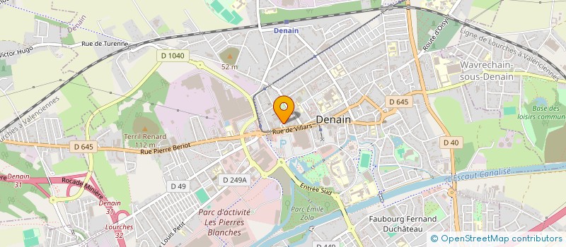 localisation de l'entreprise SCI ND INVESTISSEMENT  DENAIN