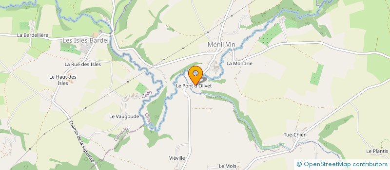 localisation de l'entreprise SCI NDB à BAZOCHES-AU-HOULME