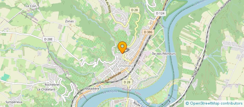 localisation de l'entreprise SCI NDJ  TUPIN-ET-SEMONS