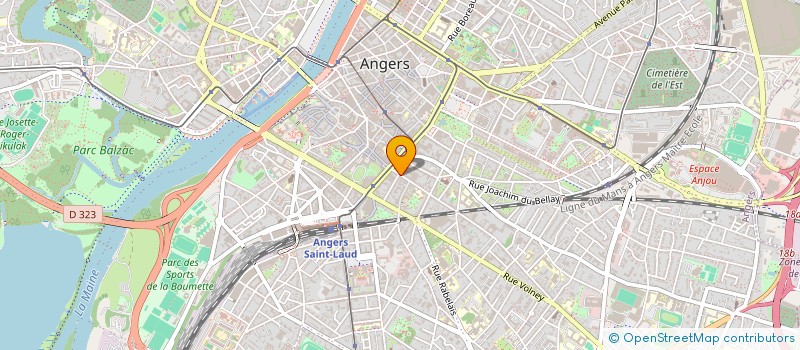 localisation de l'entreprise SCI NDL à ANGERS