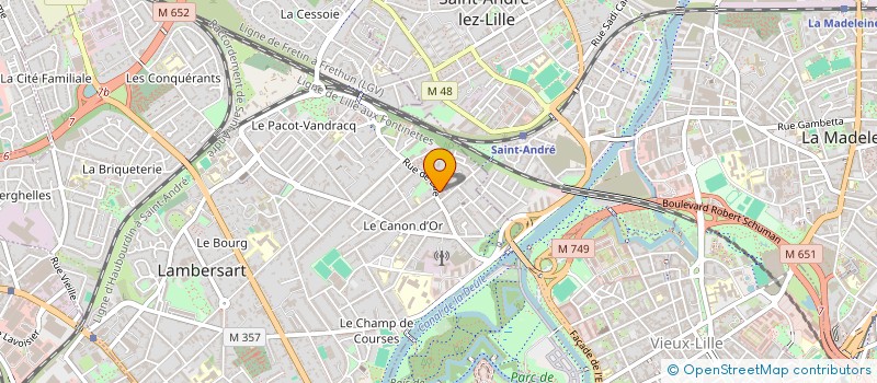 localisation de l'entreprise SCI NDL à LAMBERSART