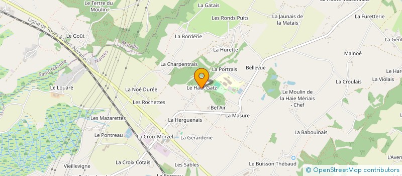 localisation de l'entreprise SCI NDMB DES BLEUETS  CORDEMAIS