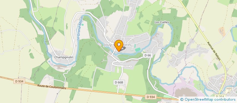 localisation de l'entreprise SCI NDNS  JOUY-SUR-MORIN