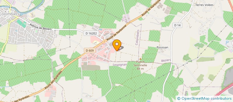 localisation de l'entreprise SCI NDP  NISSAN-LEZ-ENSERUNE