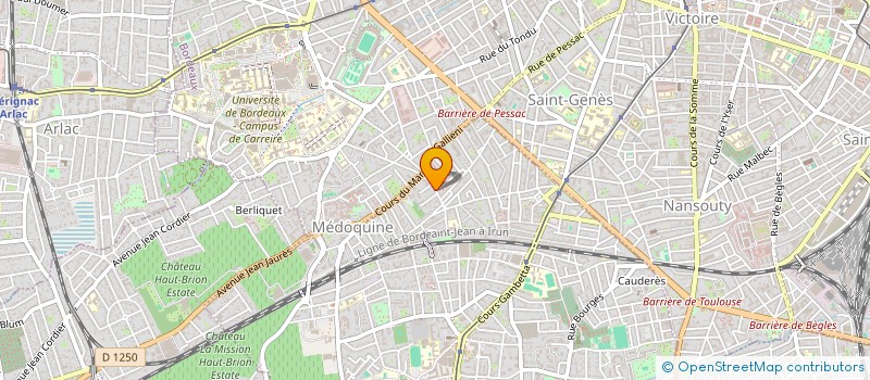 localisation de l'entreprise SCI NDR  TALENCE