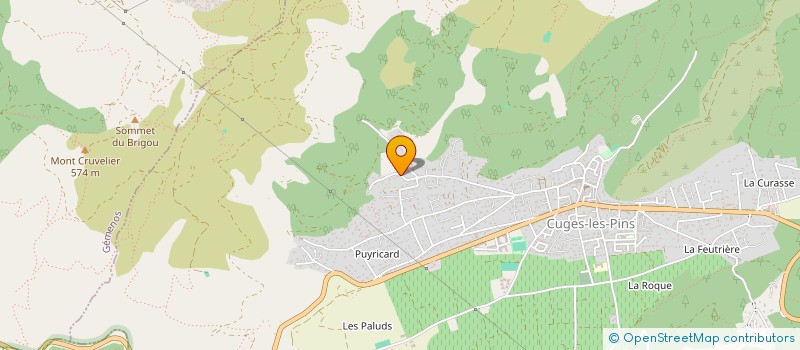 localisation de l'entreprise SCI NE 1320  CUGES-LES-PINS