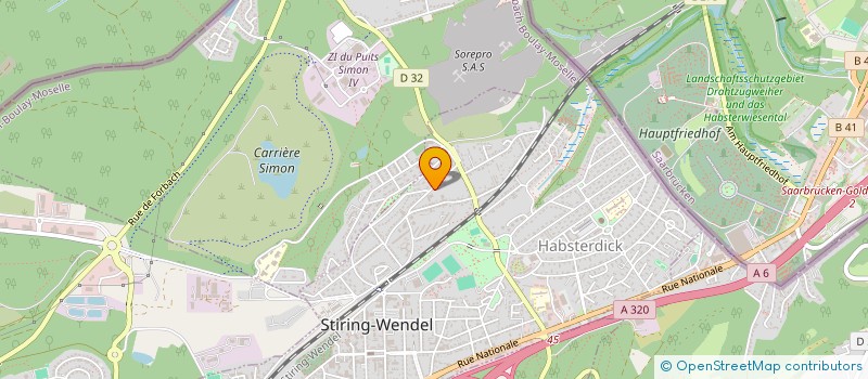 localisation de l'entreprise SCI NE  STIRING-WENDEL